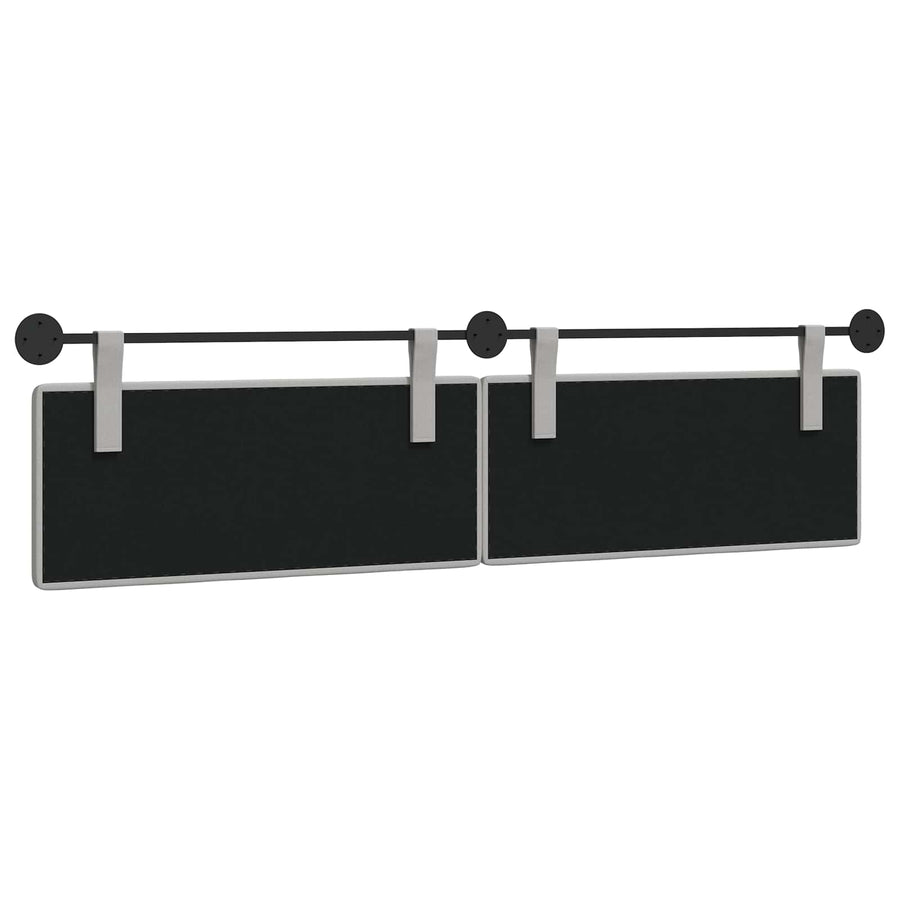 Hangend Hoofdeinde Wandgemonteerd Wolkengrijs 210 x 55 x 5 cm