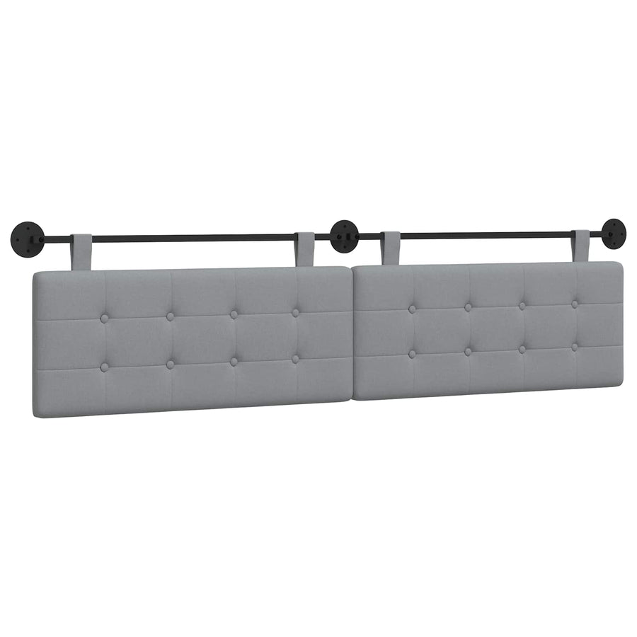Hangend Hoofdeinde Wandgemonteerd Lichtgrijs 210 x 55 x 5 cm