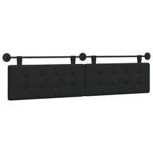 Hangend Hoofdeinde Wandgemonteerd Zwart 210 x 55 x 5 cm