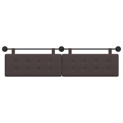 Hangend Hoofdeinde Wandgemonteerd Donkerbruin 210 x 55 x 5 cm