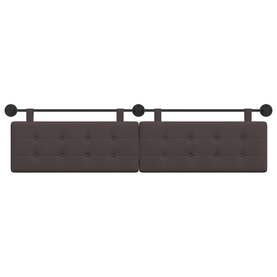 Hangend Hoofdeinde Wandgemonteerd Donkerbruin 210 x 55 x 5 cm
