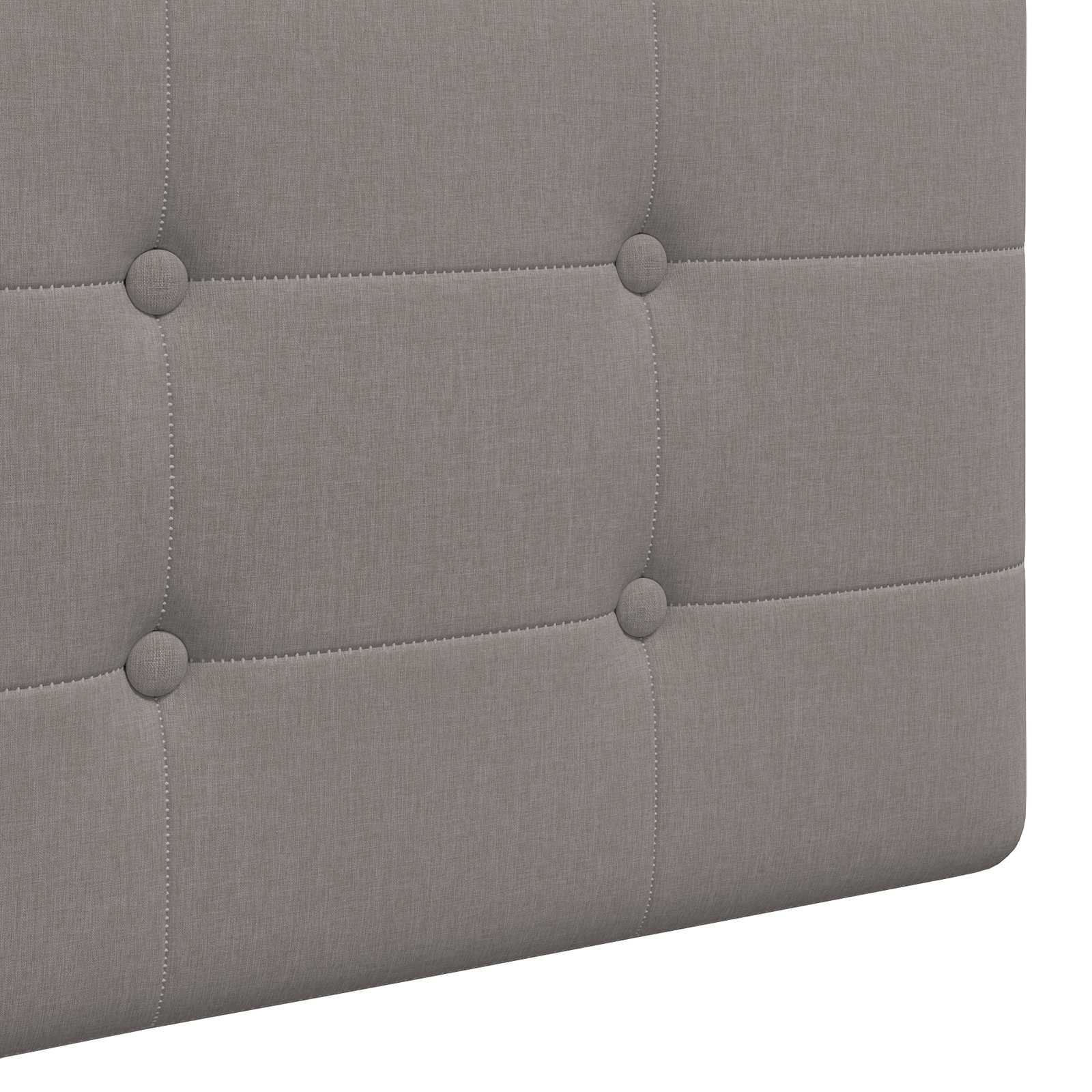Hangend Hoofdeinde Wandgemonteerd Taupe 210 x 55 x 5 cm