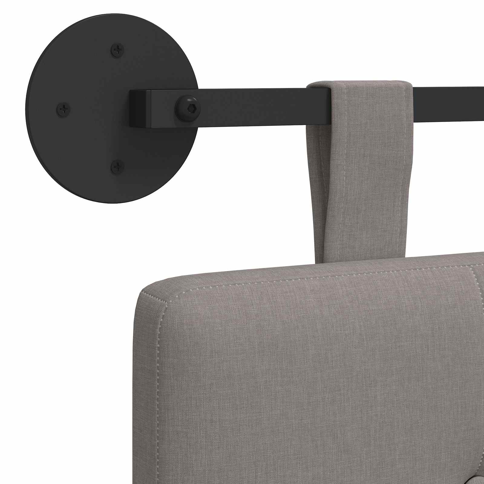 Hangend Hoofdeinde Wandgemonteerd Taupe 210 x 55 x 5 cm