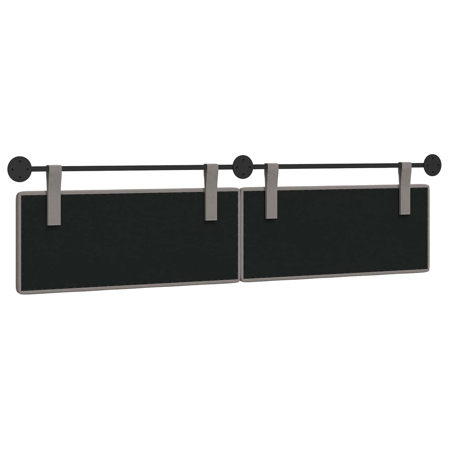 Hangend Hoofdeinde Wandgemonteerd Taupe 210 x 55 x 5 cm