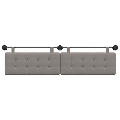 Hangend Hoofdeinde Wandgemonteerd Taupe 210 x 55 x 5 cm