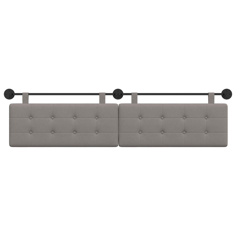 Hangend Hoofdeinde Wandgemonteerd Taupe 210 x 55 x 5 cm