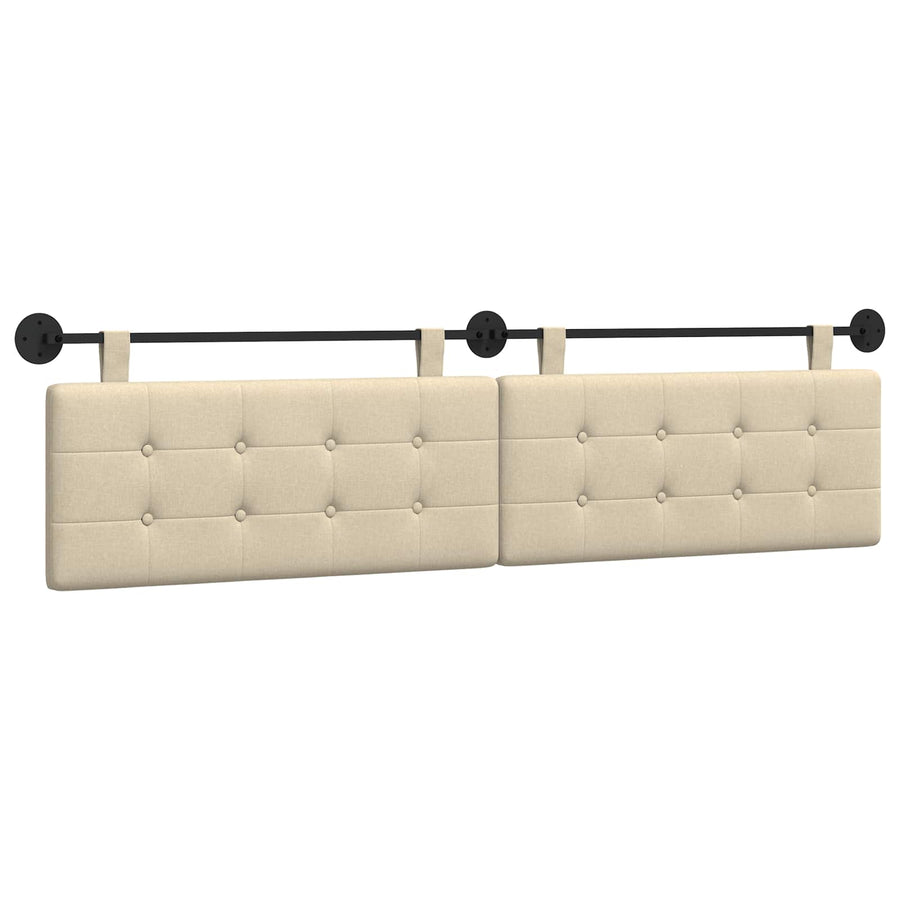 Hangend Hoofdeinde Wandgemonteerd Crème 210 x 55 x 5 cm