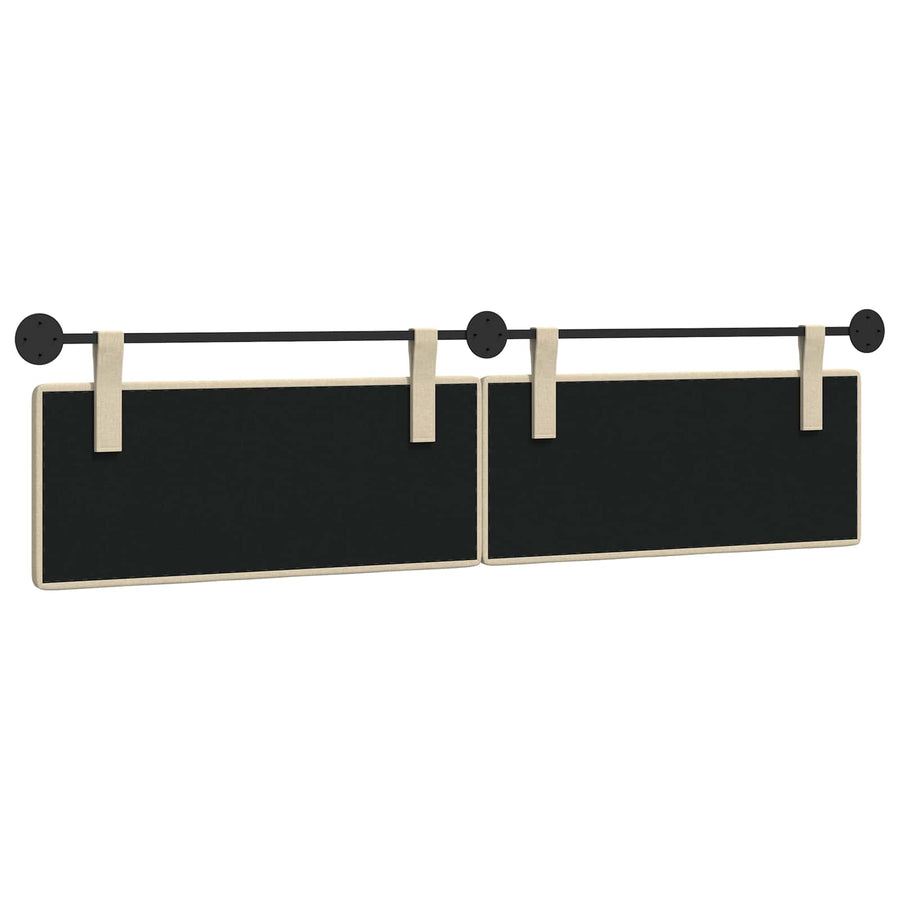Hangend Hoofdeinde Wandgemonteerd Crème 210 x 55 x 5 cm