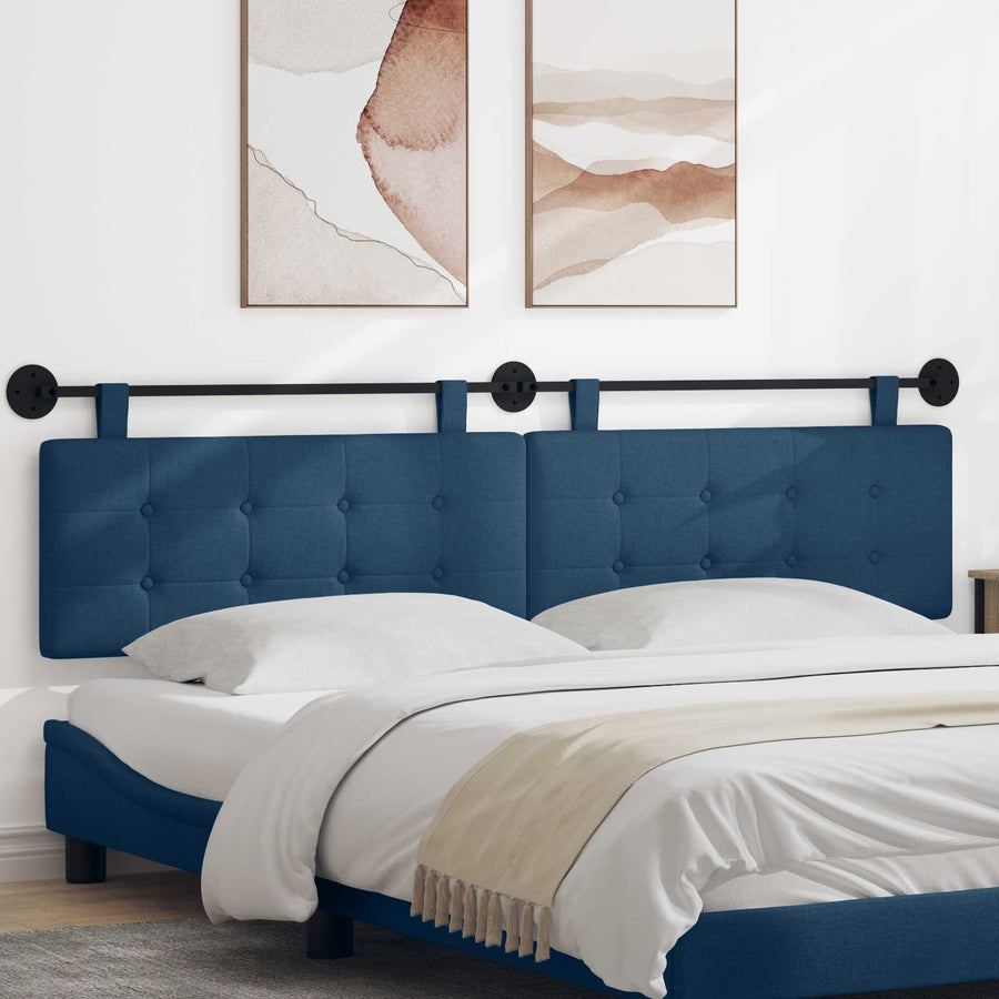 Hangend Hoofdeinde Wandgemonteerd Blauw 210 x 55 x 5 cm