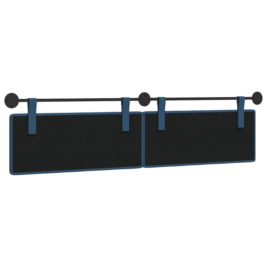 Hangend Hoofdeinde Wandgemonteerd Blauw 210 x 55 x 5 cm
