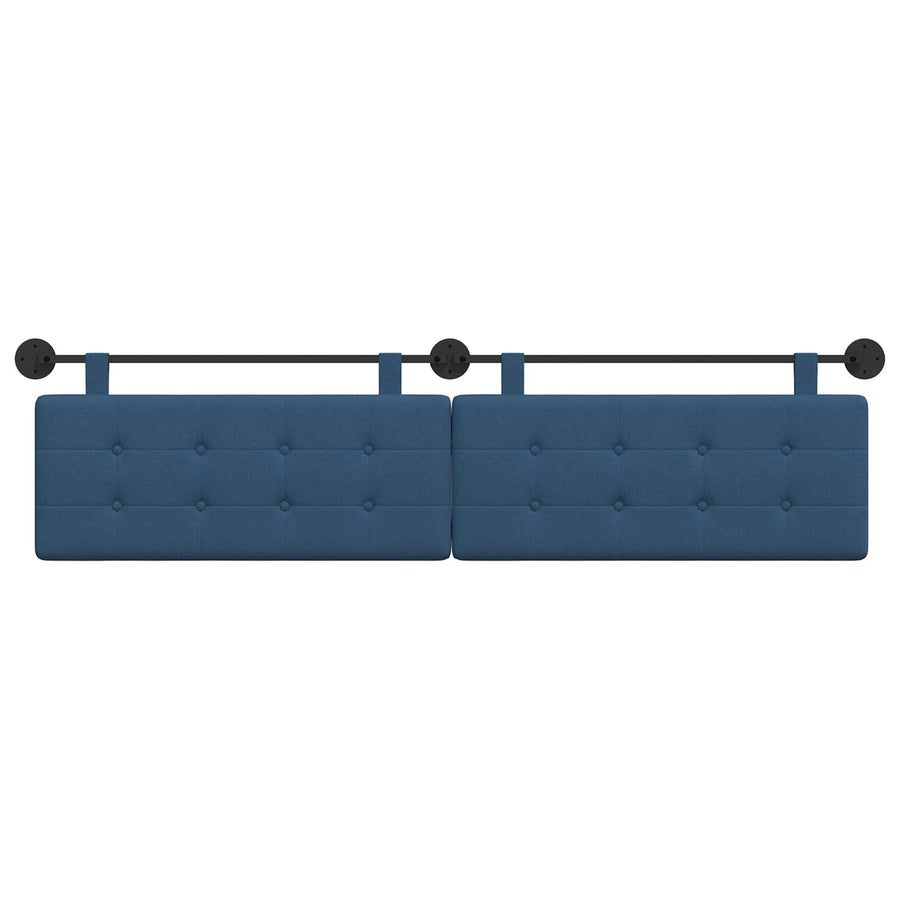 Hangend Hoofdeinde Wandgemonteerd Blauw 210 x 55 x 5 cm