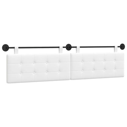 Hangend Hoofdeinde Wandgemonteerd Wit 210 x 55 x 5 cm