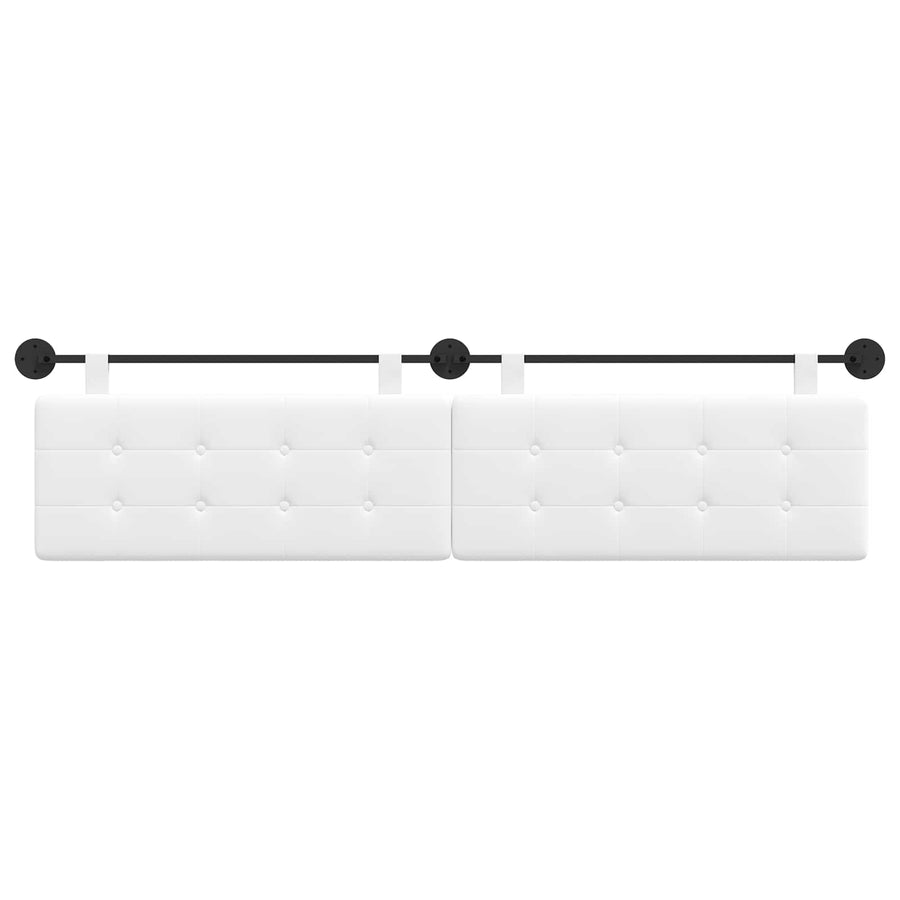 Hangend Hoofdeinde Wandgemonteerd Wit 210 x 55 x 5 cm