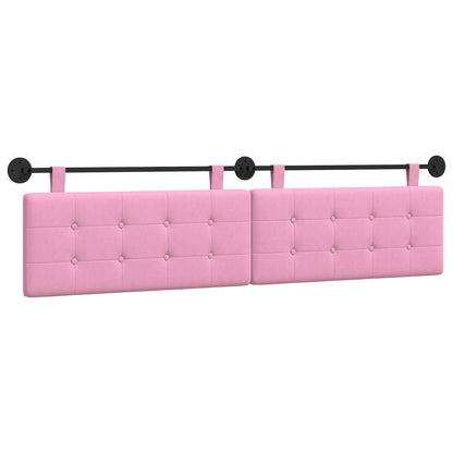 Hangend Hoofdeinde Wandgemonteerd Roze 210 x 55 x 5 cm