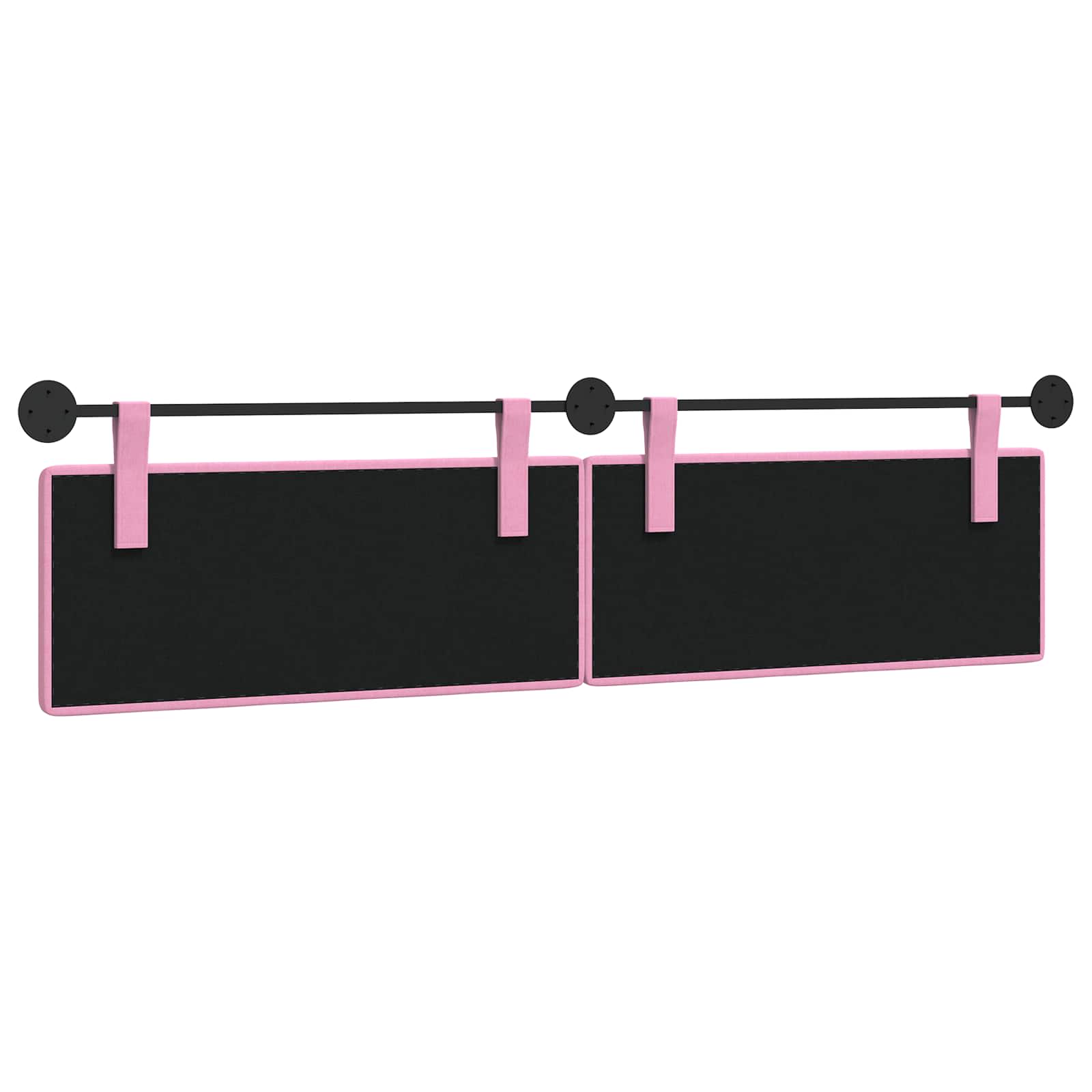 Hangend Hoofdeinde Wandgemonteerd Roze 210 x 55 x 5 cm