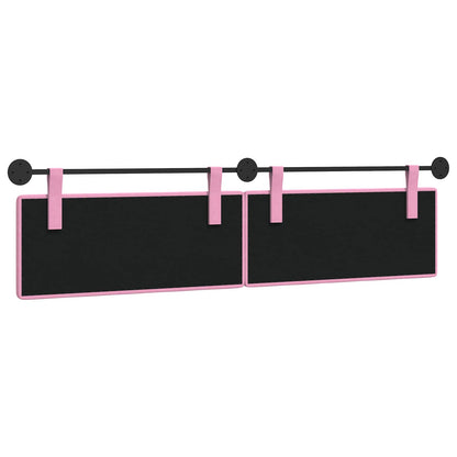 Hangend Hoofdeinde Wandgemonteerd Roze 210 x 55 x 5 cm