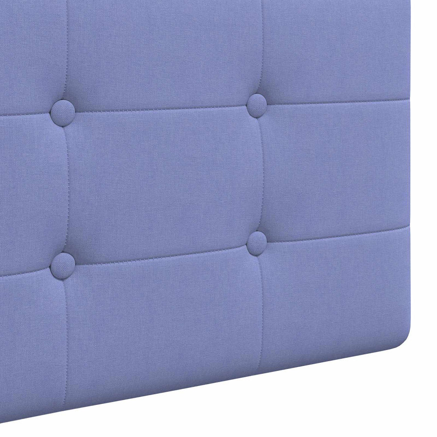 Hangend Hoofdeinde Wandgemonteerd Jeans Blauw 210 x 55 x 5 cm
