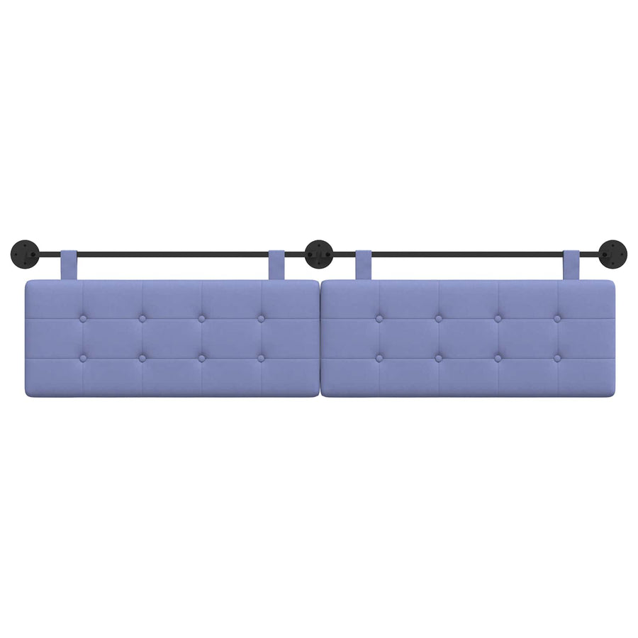 Hangend Hoofdeinde Wandgemonteerd Jeans Blauw 210 x 55 x 5 cm