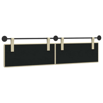Hangend Hoofdeinde Crème 210 x 55 x 5 cm Nep Leer