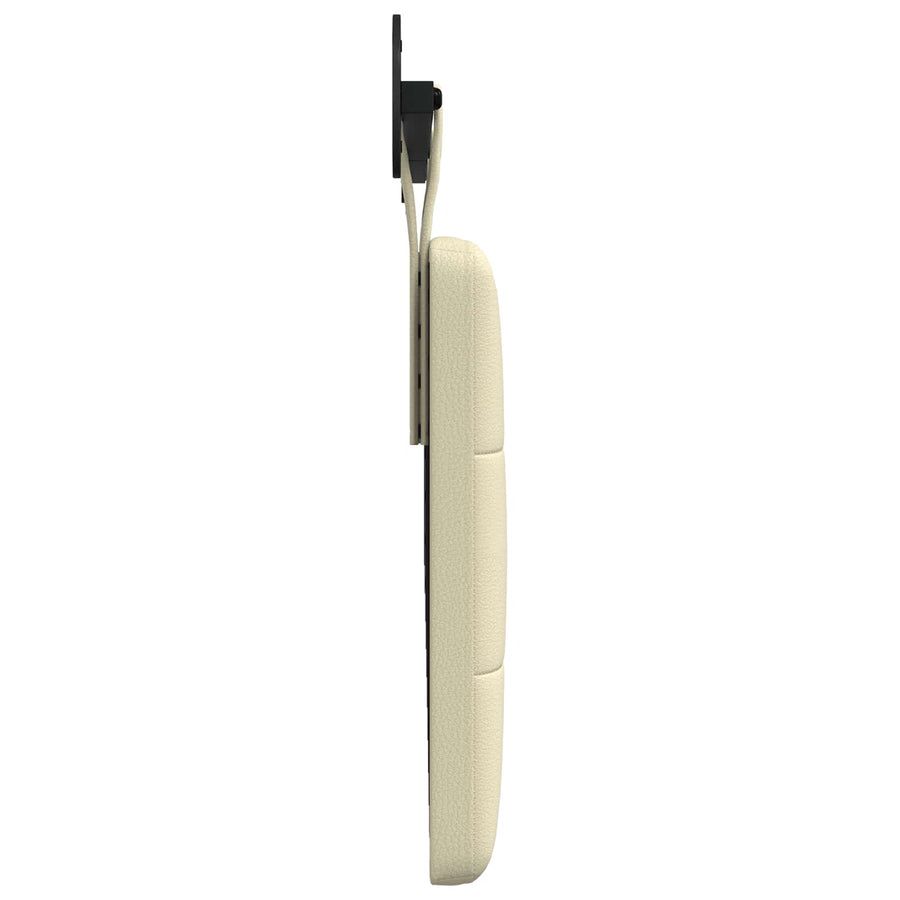 Hangend Hoofdeinde Crème 210 x 55 x 5 cm Nep Leer