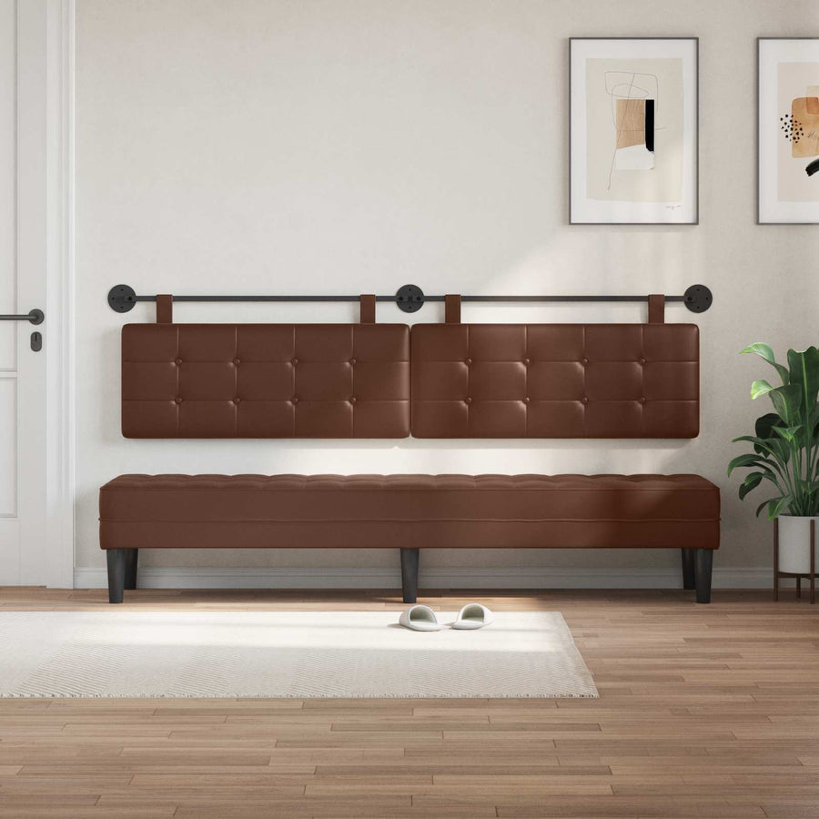 Hangend Hoofdeinde Wandgemonteerd Nep Leer 200 cm