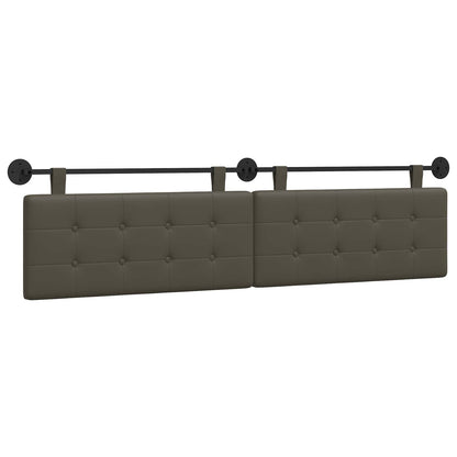 Hangend Hoofdeinde Grijs 210 x 55 x 5 cm Nep Leer