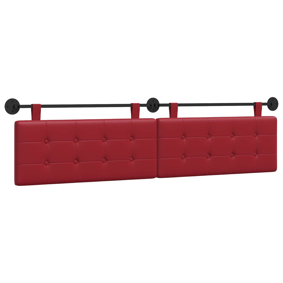 Hangend Hoofdeinde Wijnrood 210 x 55 x 5 cm Nep Leer