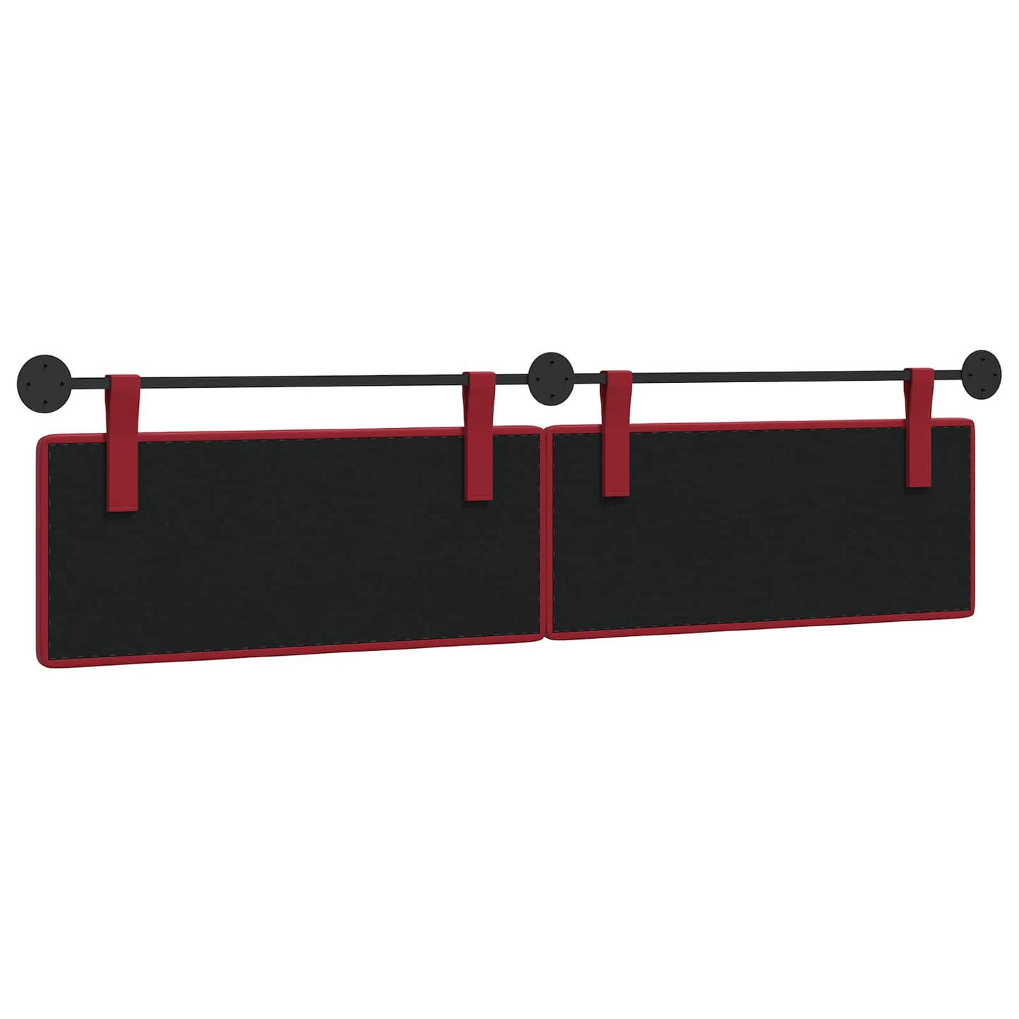 Hangend Hoofdeinde Wijnrood 210 x 55 x 5 cm Nep Leer