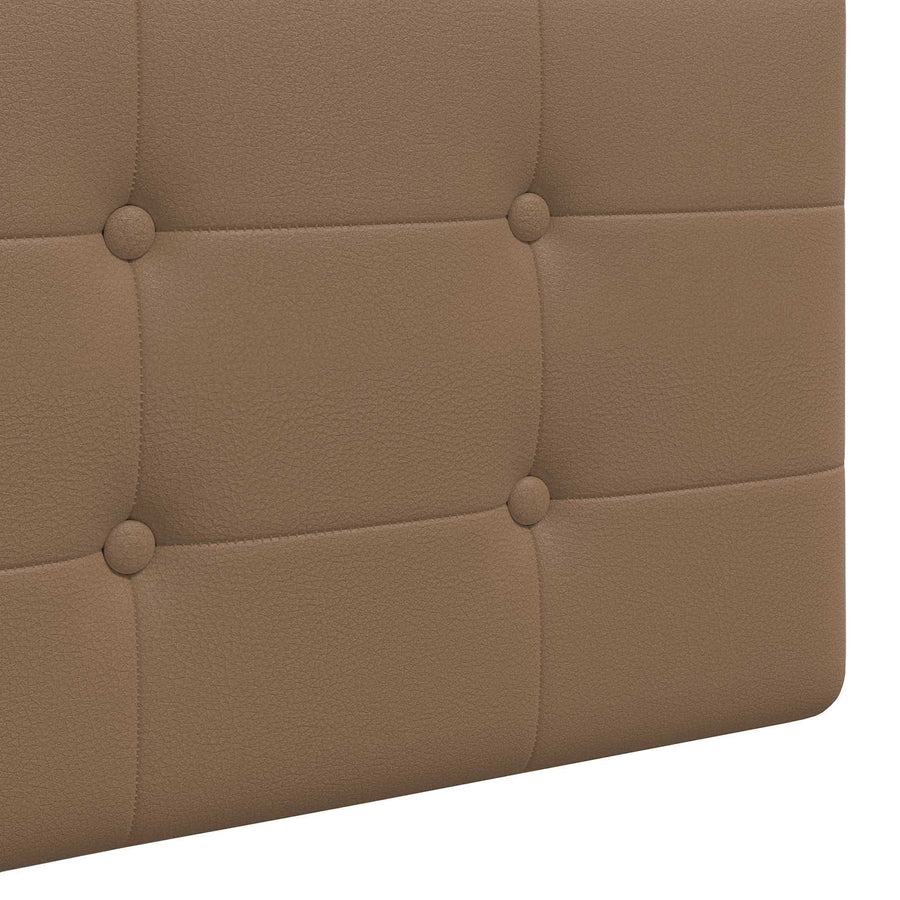 Hangend Hoofdeinde Cappuccino 210 x 55 x 5 cm Nep Leer