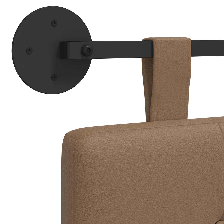 Hangend Hoofdeinde Cappuccino 210 x 55 x 5 cm Nep Leer