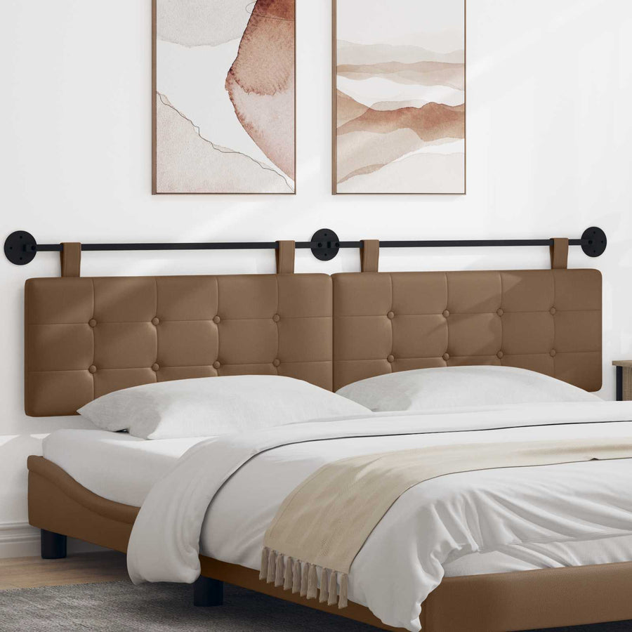 Hangend Hoofdeinde Cappuccino 210 x 55 x 5 cm Nep Leer
