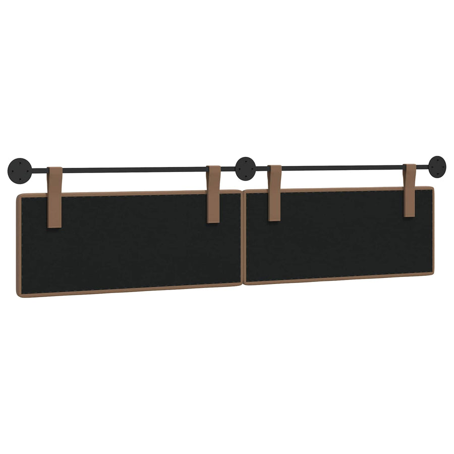 Hangend Hoofdeinde Cappuccino 210 x 55 x 5 cm Nep Leer