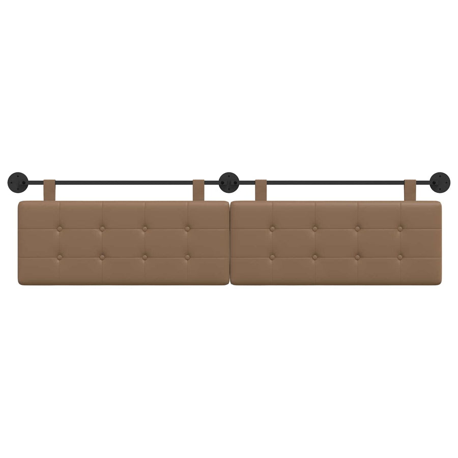 Hangend Hoofdeinde Cappuccino 210 x 55 x 5 cm Nep Leer