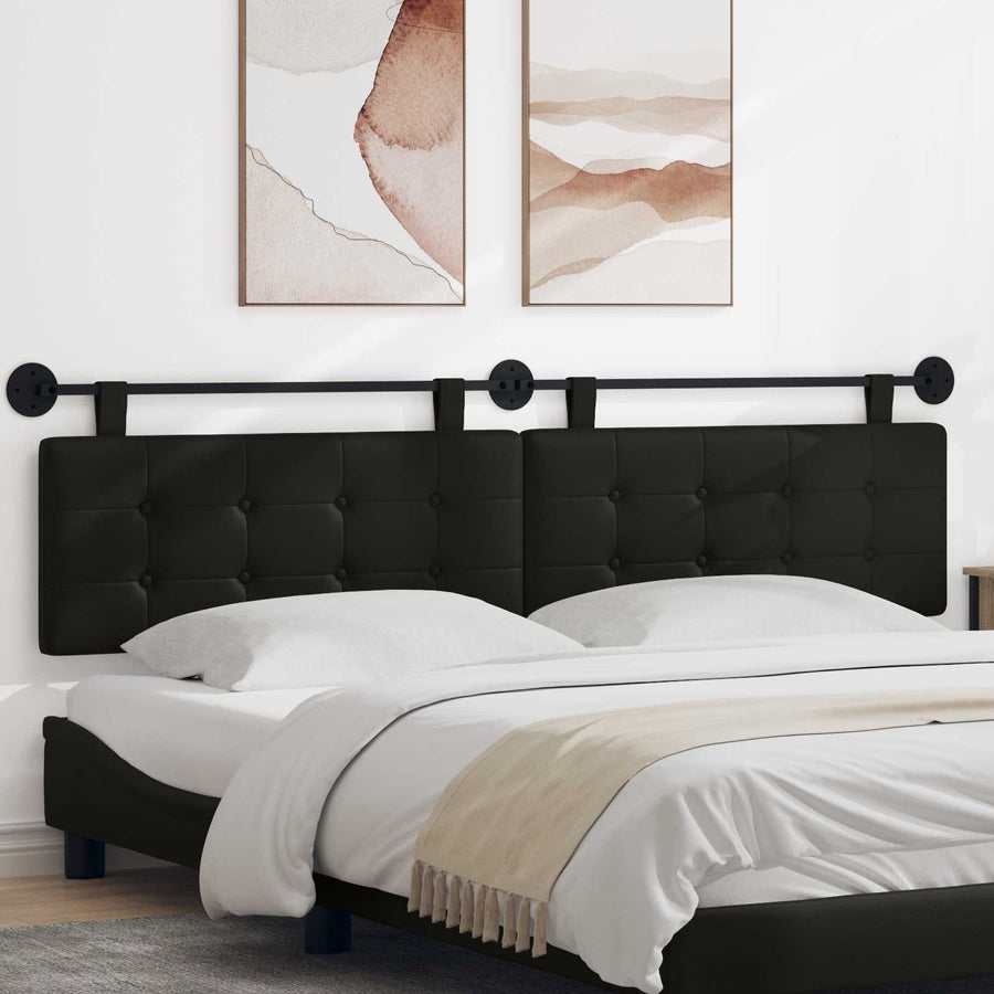 Hangend Hoofdeinde Zwart 210 x 55 x 5 cm Nep Leer