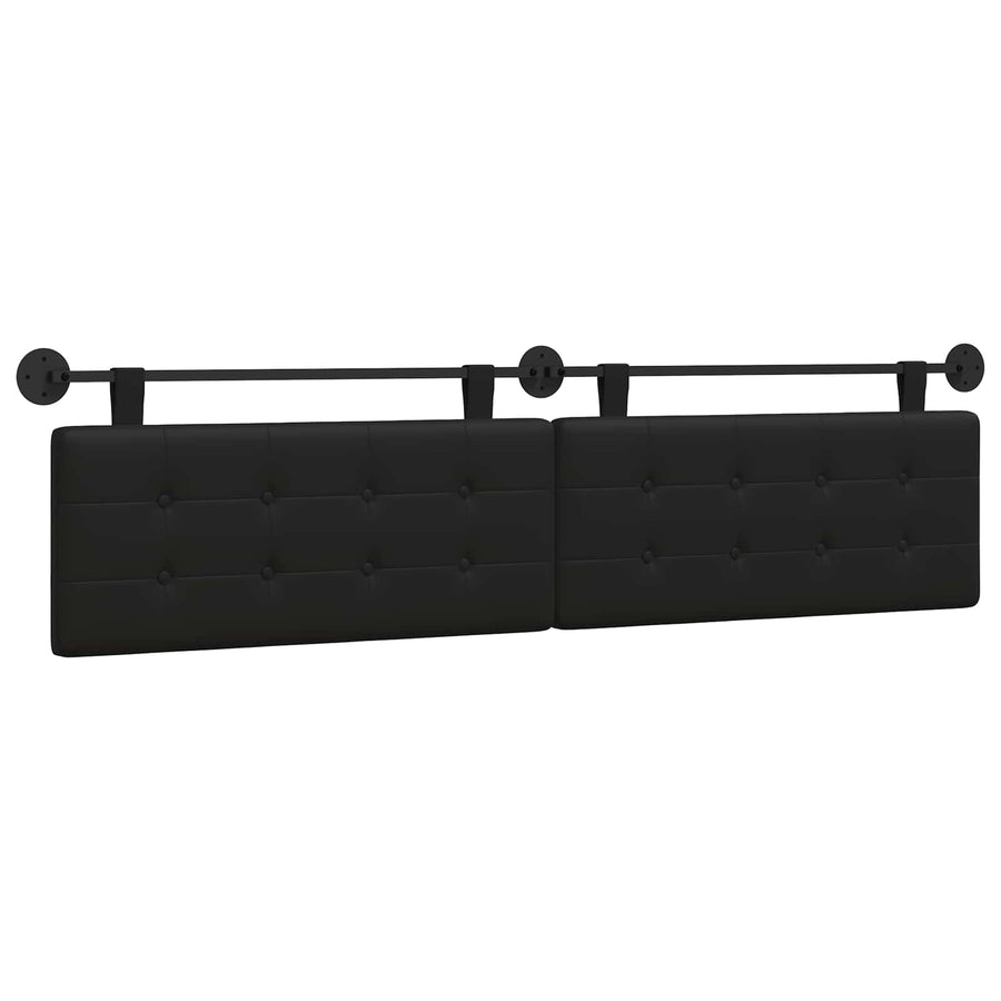 Hangend Hoofdeinde Zwart 210 x 55 x 5 cm Nep Leer