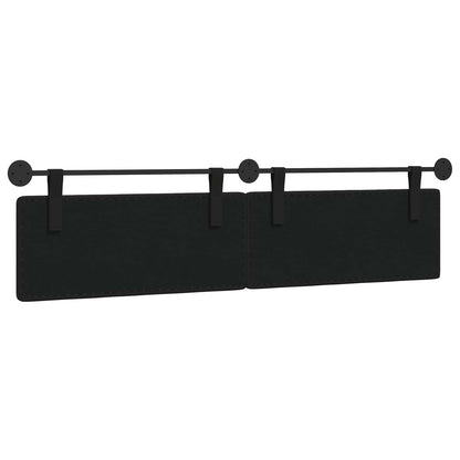 Hangend Hoofdeinde Zwart 210 x 55 x 5 cm Nep Leer