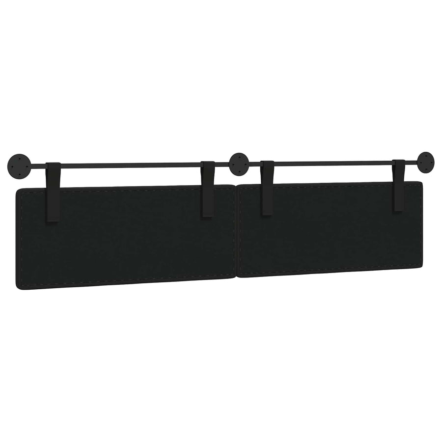 Hangend Hoofdeinde Zwart 210 x 55 x 5 cm Nep Leer