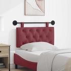 Hanging Headboard Wine Red Fabric