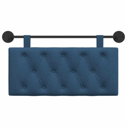 Hangend hoofdbord Blauw Stof