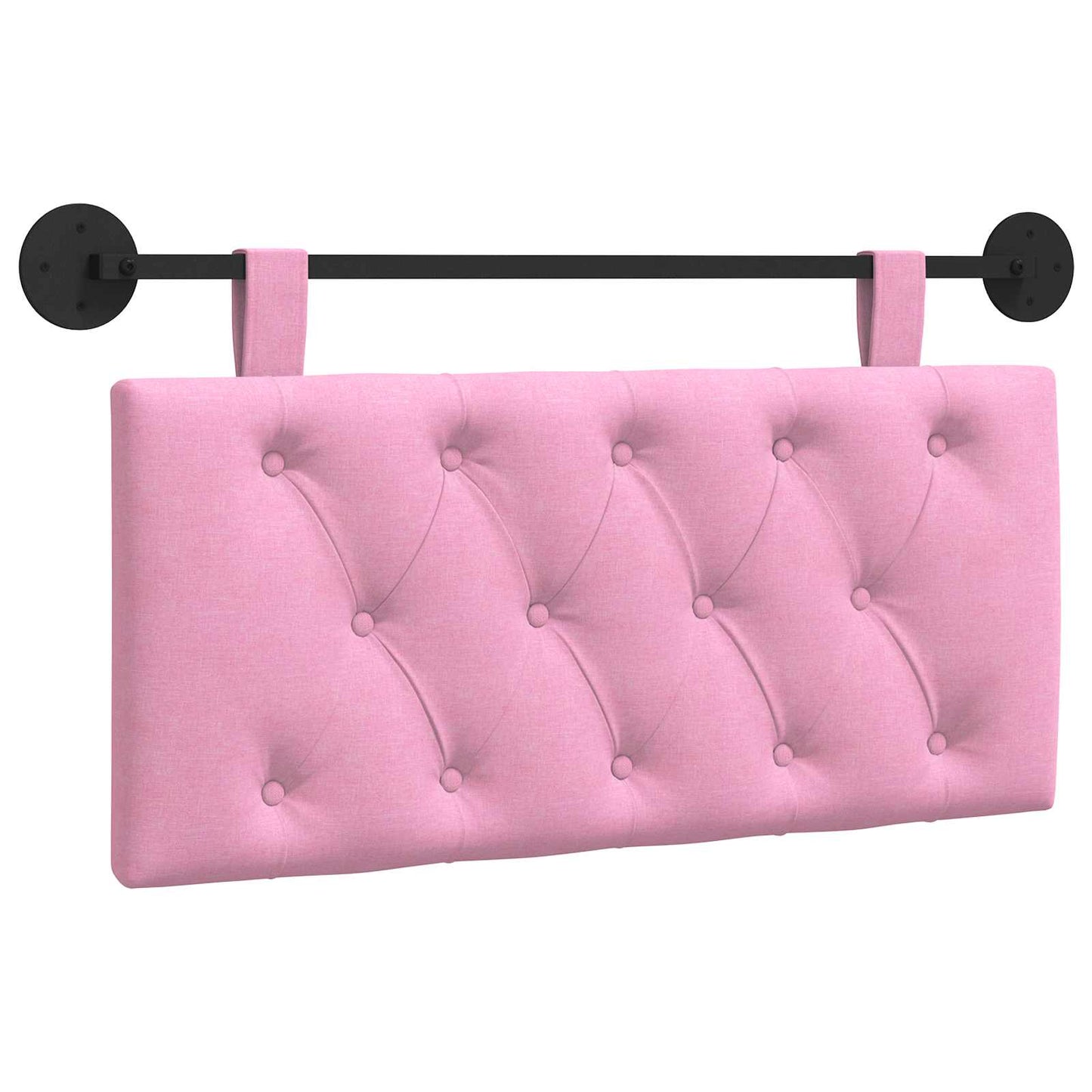 Hangend hoofdbord Roze Stof
