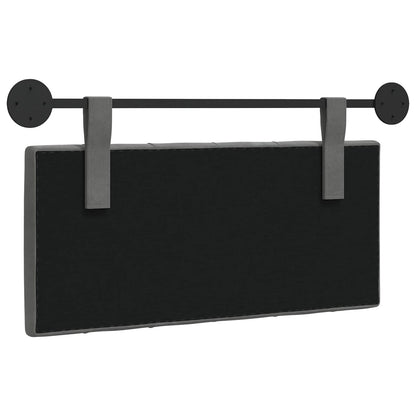 Hangend Hoofdeinde Donkergrijs 90 x 55 x 7 cm Fluweel