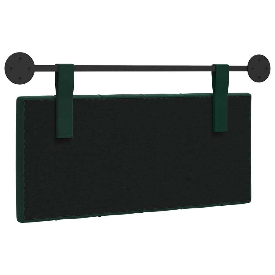 Hangend Hoofdeinde Donkergroen 90 x 55 x 7 cm Fluweel