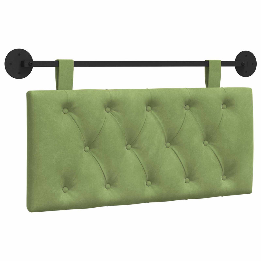 Hangend Hoofdeinde Lichtgroen 90 x 55 x 7 cm Fluweel