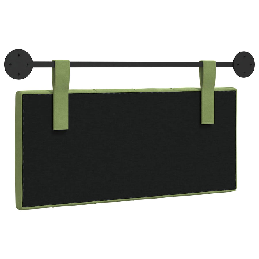 Hangend Hoofdeinde Lichtgroen 90 x 55 x 7 cm Fluweel
