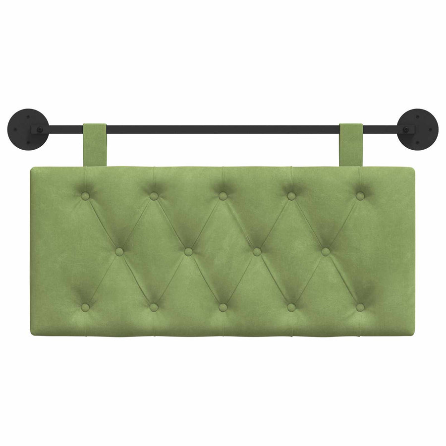 Hangend Hoofdeinde Lichtgroen 90 x 55 x 7 cm Fluweel