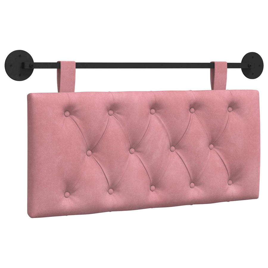 Hangend Hoofdeinde Wandgemonteerd Roze 90 x 55 x 7 cm Fluweel