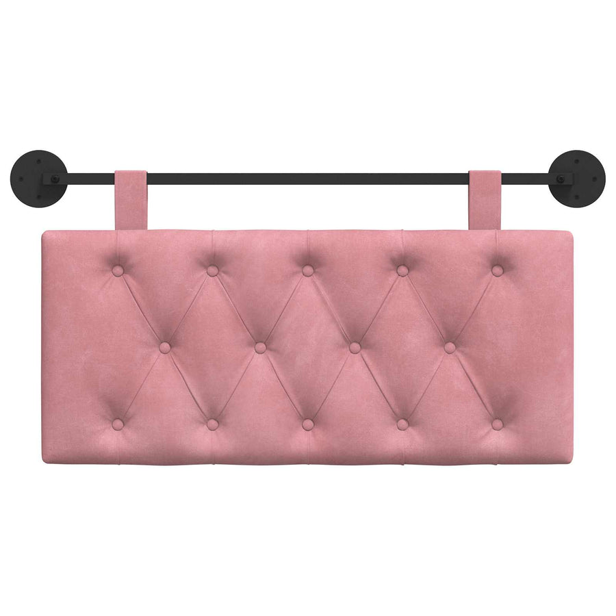 Hangend Hoofdeinde Wandgemonteerd Roze 90 x 55 x 7 cm Fluweel