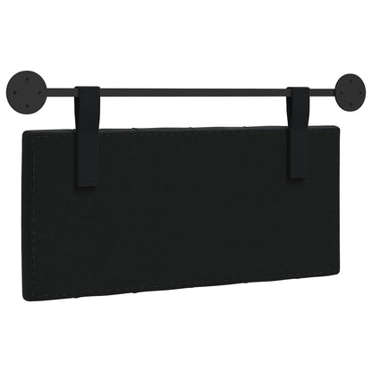 Hangend Hoofdeinde Wandgemonteerd Zwart 90 x 55 x 7 cm Fluweel