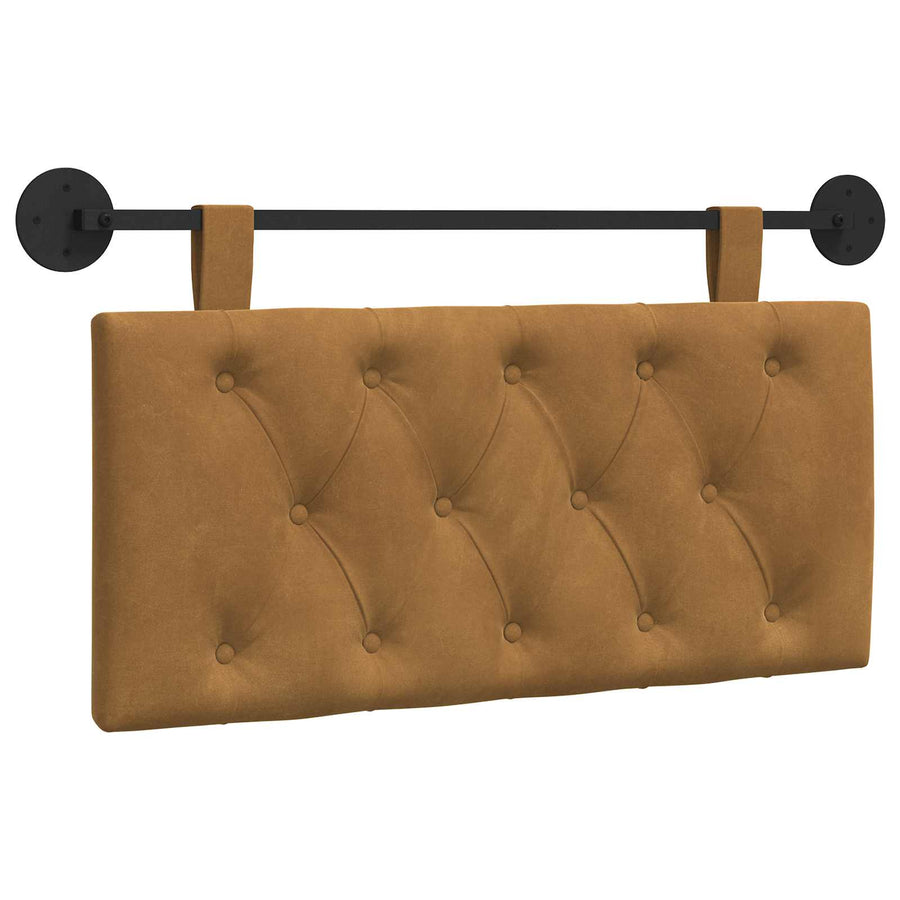 Hangend Hoofdeinde Wandgemonteerd Bruin 90 x 55 x 7 cm Fluweel