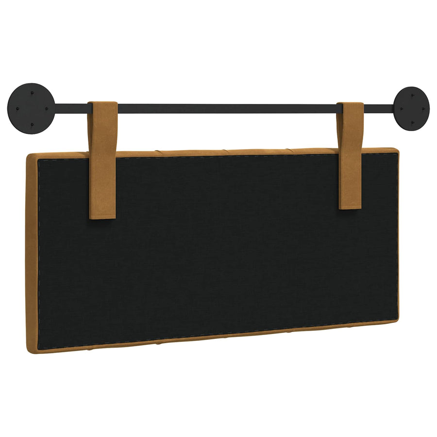 Hangend Hoofdeinde Wandgemonteerd Bruin 90 x 55 x 7 cm Fluweel